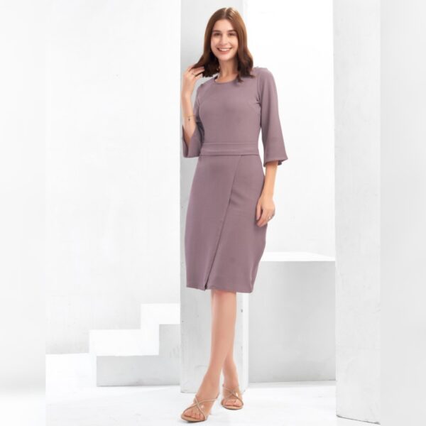 Women Bodycon Purple Dress, One Piece