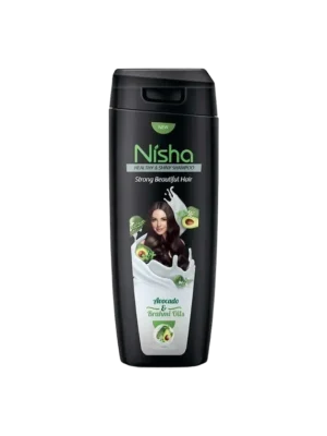 Nisha Avocado And Bramhi Oils Black Shampoo Bottle - 180 Ml