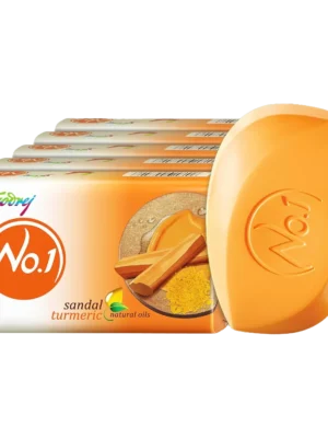 Godrej No 1 Sandal And Turmeric Soap 100 Gm (Buy 4 Get 1 Free) - 500 Gm