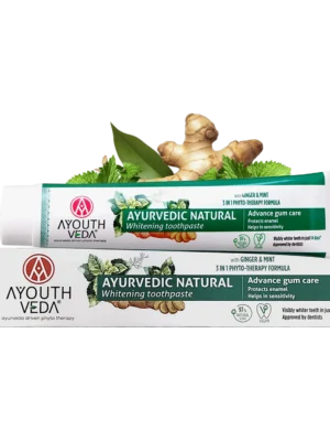 Ayouthveda Natural Whitening Toothpaste - 100 Gm