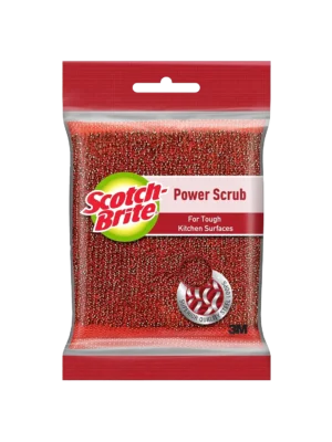 Scotch Brite Power Scrub Pad 1 Pc | Power Scrub for Kitchen, Tough Surface Cleaning x 2