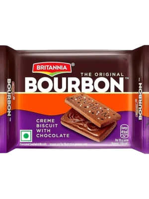 Britannia Bourbon Original Biscuits - 50 Gm x 5
