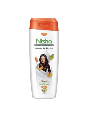 Nisha Almond & Olive Actives Shampoo (Bottle) - 180 Ml