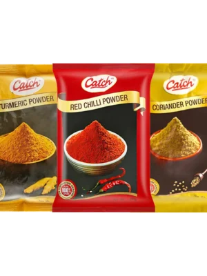 Catch Turmeric Powder - 200 Gm + Red Chilli Powder - 200 Gm + Coriander Powder - 200 Gm