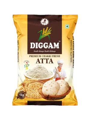 Diggam Premium Chakki Fresh Atta 1kg