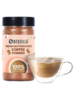 Bevzilla Coffee Powder (Butterscotch) - 75 Gm