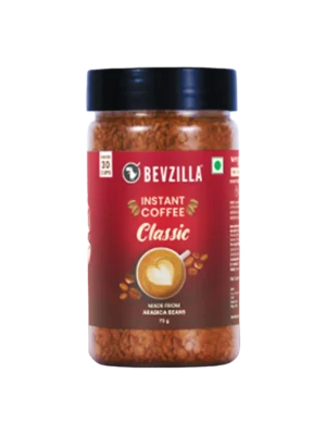 Bevzilla Classic Instant Coffee Powder - 75 Gm