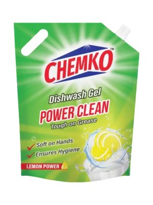 Chemko Dishwash Gel Lemon (Pouch) - 2 Ltr (Buy 1 Get 2)