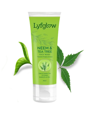 Lyfglow Neem & Tea Tree Face Wash - 100 Ml