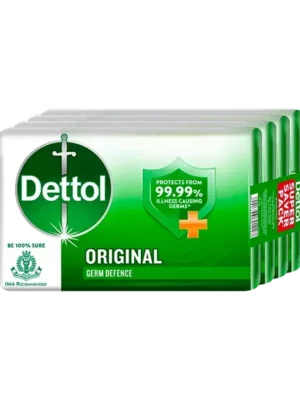 Dettol Original Soap - 60 Gm (Pack Of 4) - 240 Gm