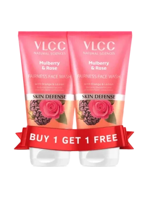 Vlcc Mulberry And Rose Fairness Face Wash 150 Ml (Buy 1 Get 1 Free) - 300 Ml