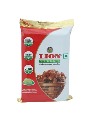 Lion Deseeded Dates (Refill Pack) - 500 Gm